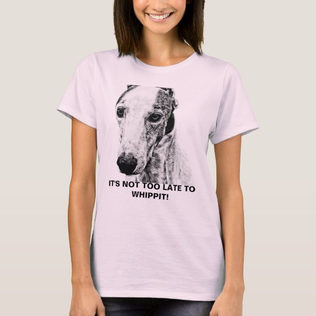 T-shirt Chien de whippet (Devant)