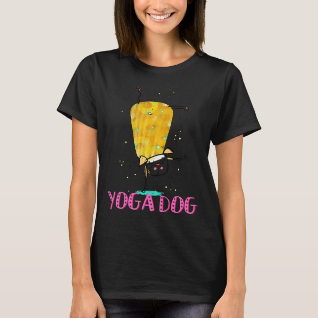 T-shirt Chien de Yoga (Devant)