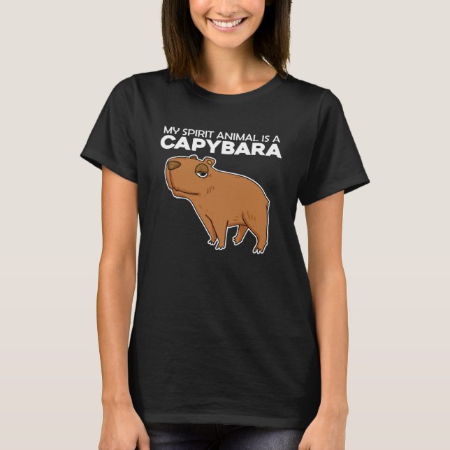 T-shirt Chien d'eau Capibara disant 1 (Devant)