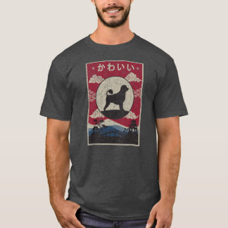 T-shirt Chien d'eau portugais Design japonais Kawaii Chien