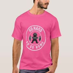 T-shirt Chien d'eau portugais drôle de levage de poids de