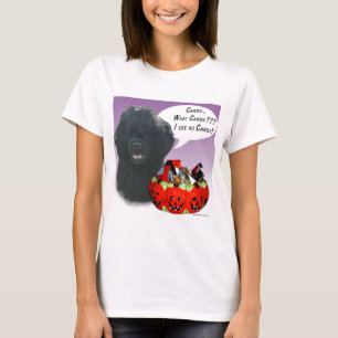 T-shirt Chien d'eau portugais Halloween Candy