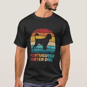 T-shirt Chien d'eau portugais Vintage