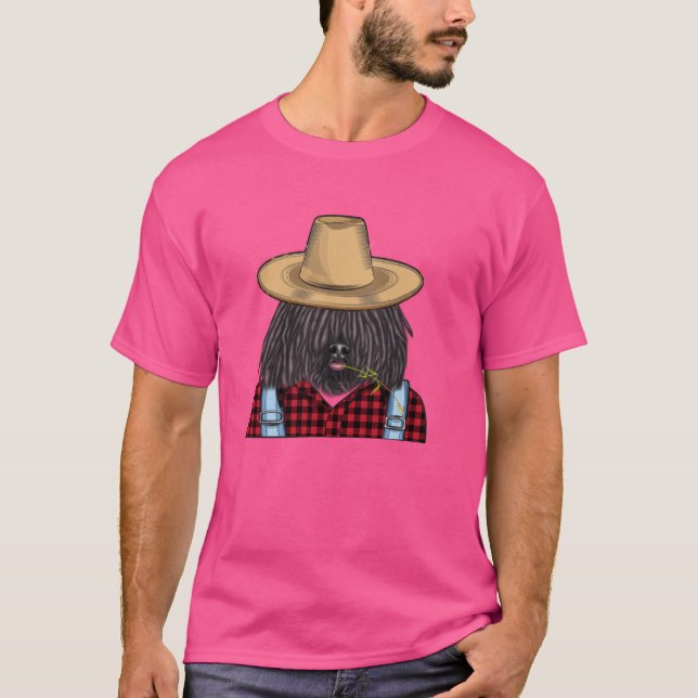 T-shirt Chien d'élevage de Poules fermières (Devant)