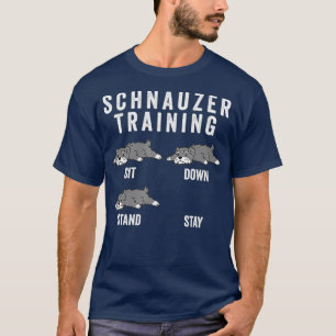 T-shirt Chien d'entraînement Schnauzer