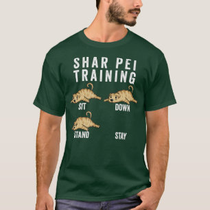T-shirt Chien d'entraînement Shar Pei