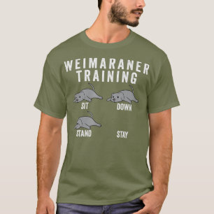 T-shirt Chien d'entraînement Weimaraner
