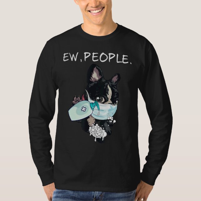 T-shirt Chien des gens de Boston Terrier Ew (Devant)