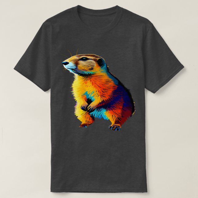 T-shirt Chien des Prairies (Design devant)