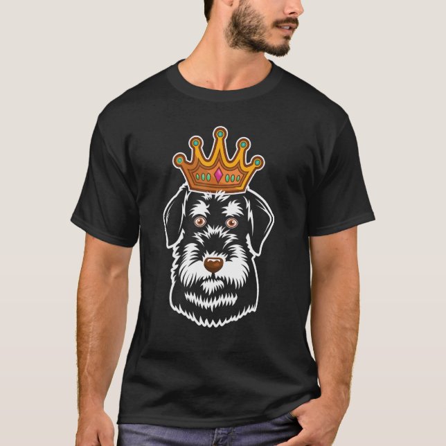 T-shirt Chien des propriétaires de Schnauzer mini géant Sc (Devant)