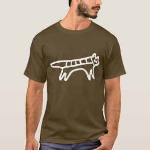 T-shirt Chien, dessin australien (aborigène)