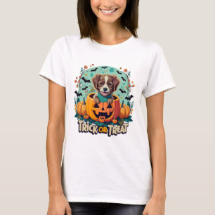 T-shirt Chien d'Halloween 1