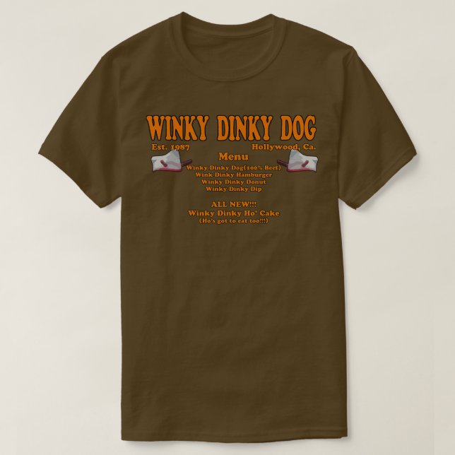 T-shirt Chien Dinky Winky  (Design devant)