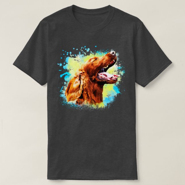 T-shirt Chien d'Irlande (Design devant)