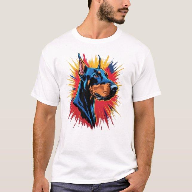 T-shirt Chien Doberman (Devant)