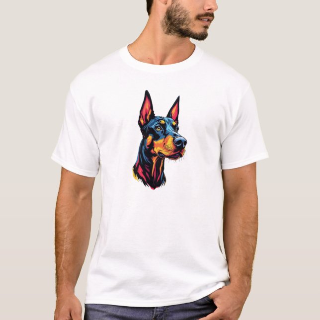 T-shirt Chien Doberman (Devant)