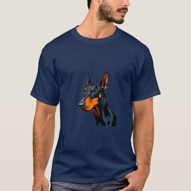 T-shirt chien Doberman Pinscher (Devant)