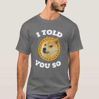 T-shirt Chien Dogecoin Sur La Cryptomonnaie Lune