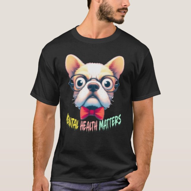 T-shirt chien drôle, animaux mignons (Devant)