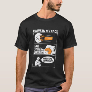 T-shirt Chien Drôle Chat Amoureux Humour Propriétaire Anim