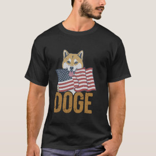 T-shirt Chien Drôle Département De L'Efficacité Du Gouvern