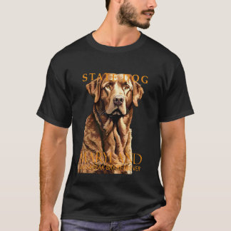 T-shirt Chien drôle du territoire du Maryland The Retrieve