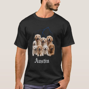 T-shirt Chien Drôle Retriever Golden Bootleg Austin Texas