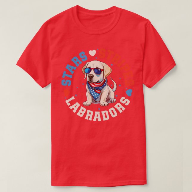 T-shirt Chien du Labrador (Design devant)