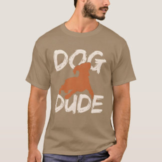 T-shirt Chien Dude Funny Chien Amant Chien Papa Chien Walk