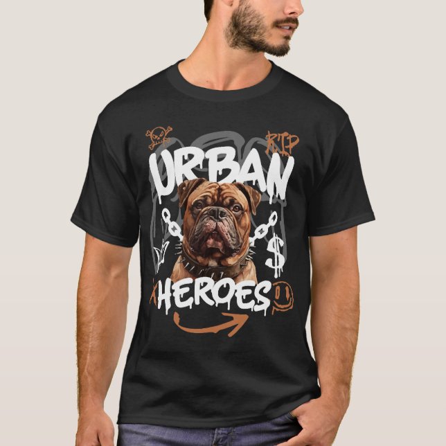 T-shirt Chien d'Urban Heroes (Devant)