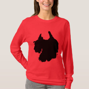 T-shirt Chien écossais joueur