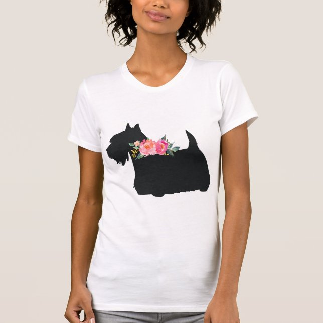T-shirt Chien écossais Terrier Scottie (Devant)