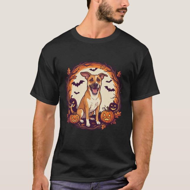 T-Shirt chien effrayant (Devant)