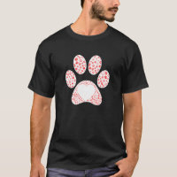 Chien empreinte de patte chien patte de coeur