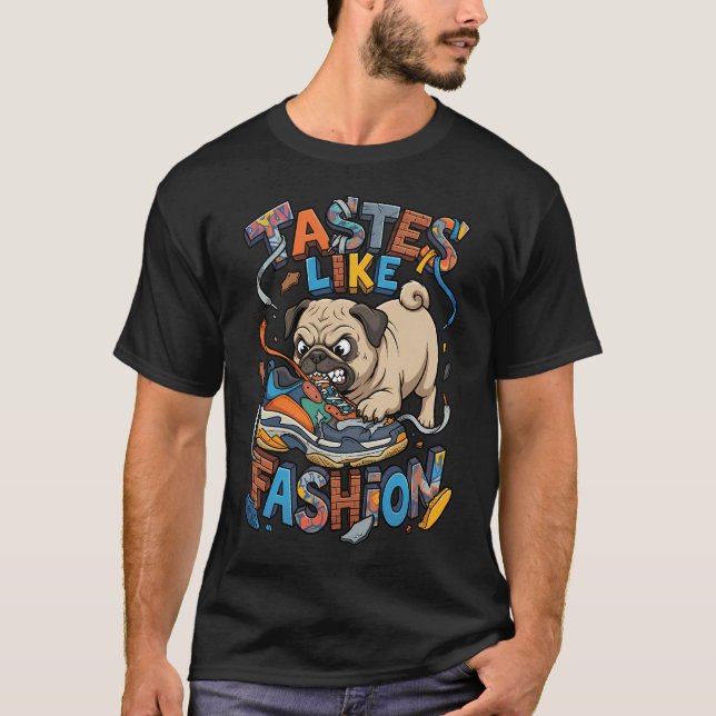 T-shirt Chien en colère (Devant)