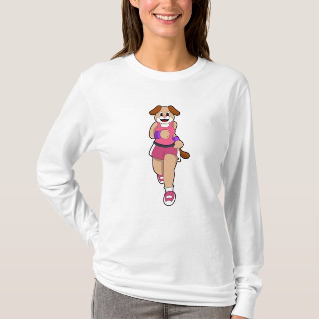 T-shirt Chien en course (Devant)