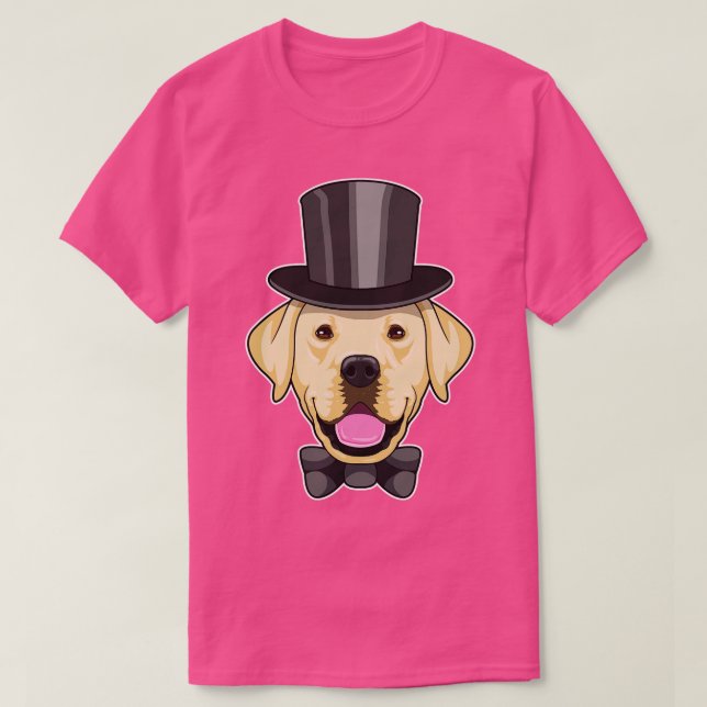 T-shirt Chien en forme de chambre avec mâchoire (Design devant)