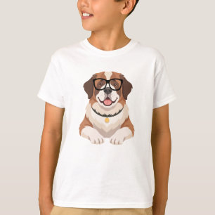 T-shirt Chien en Lunettes