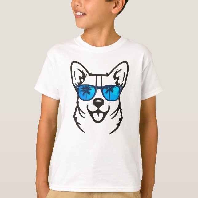 T-shirt Chien en Lunettes (Devant)