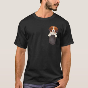T-shirt Chien en poche Chien Kooikerhondje néerlandais