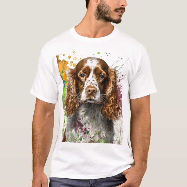 T-shirt Chien espagnol (Devant)