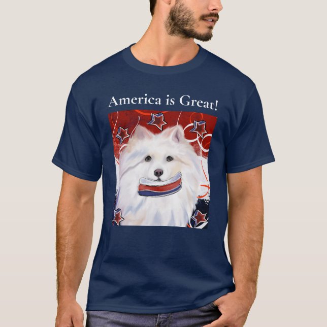 T-shirt Chien esquimau américain  (Devant)