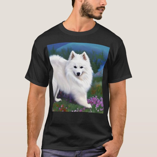 T-shirt Chien Esquimau américain (Devant)