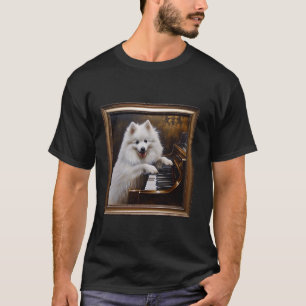 T-shirt Chien esquimau américain Chien de piano 1