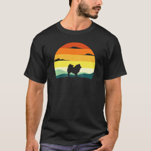 T-shirt Chien Esquimau Rétro Animal De Compagnie Propriéta