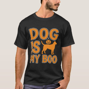 T-shirt Chien Est Mon Boo Halloween Chien