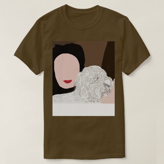 T-shirt Chien et animaux de compagnie Abstraits (Design devant)