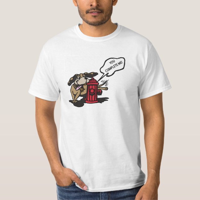 T-shirt Chien et bouche d'incendie - vous m'accomplissez (Devant)