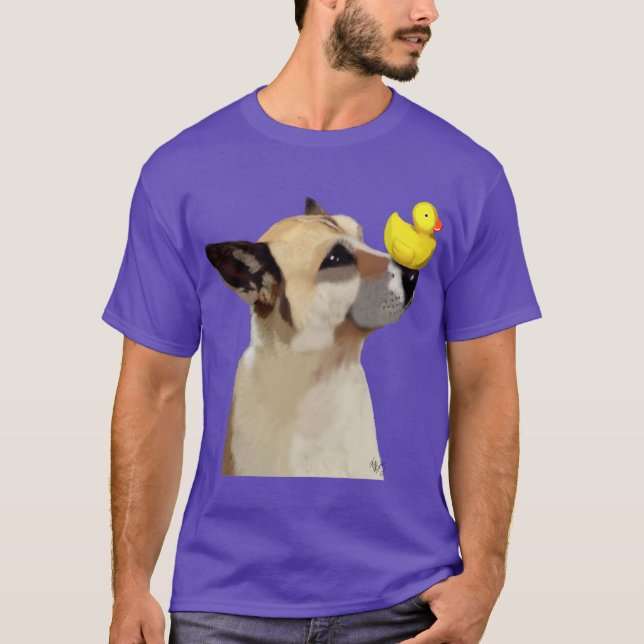 T-shirt Chien et canard (Devant)