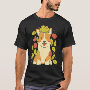 T-shirt Chien Et Grenouille De Corgi Cute